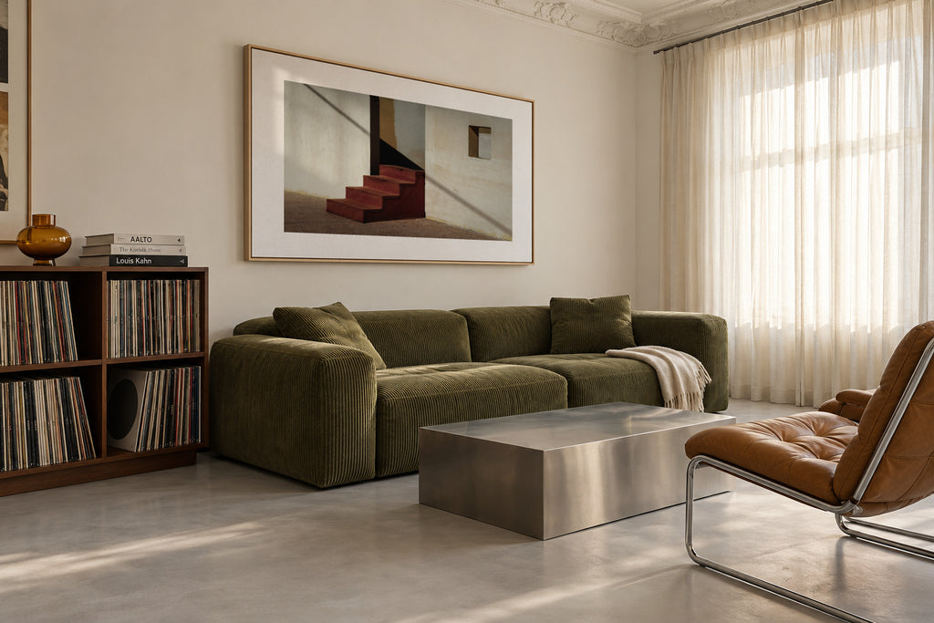 Stairs - Framed canvas in an interior