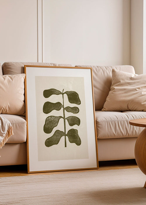 Linocut Plant - Alisa Galitsyna