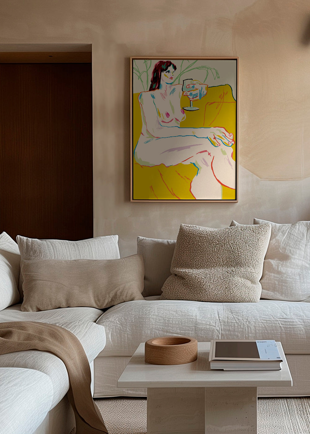 Girl With A Wineglass - Francesco Gulina