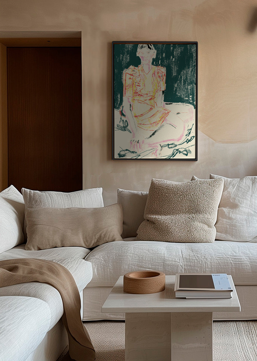 The Girl In Orange Dress - Francesco Gulina