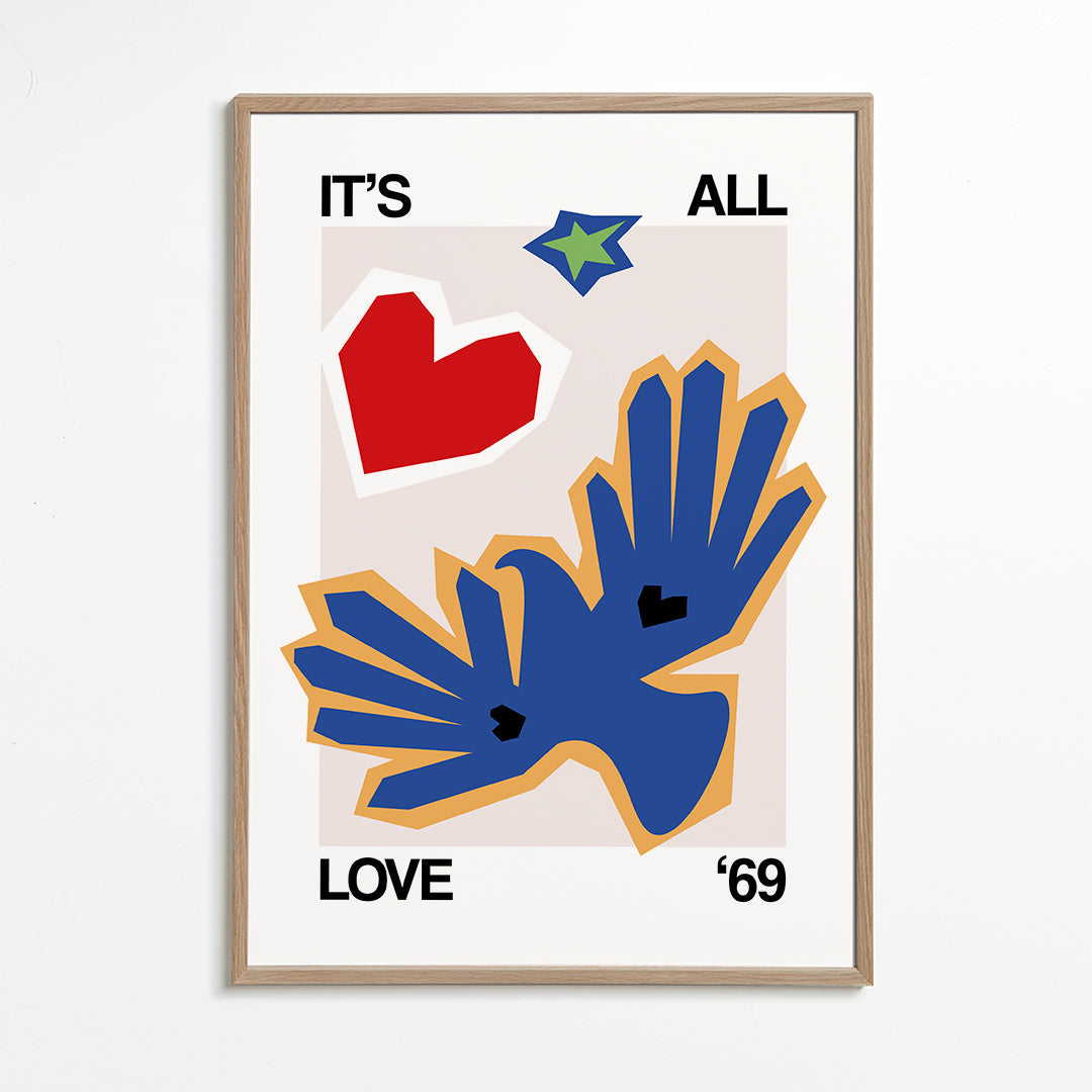 It's All Love '69 Bird Blue - Frances Collett