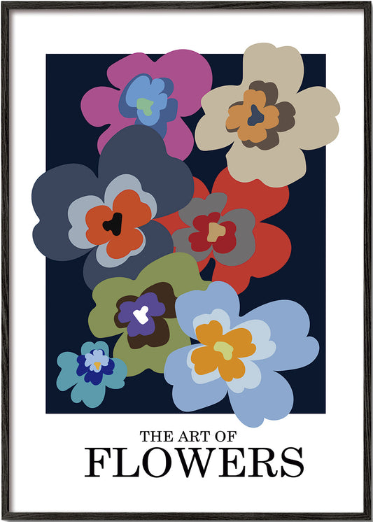 The Art Of Flowers Blue - Frances Collett