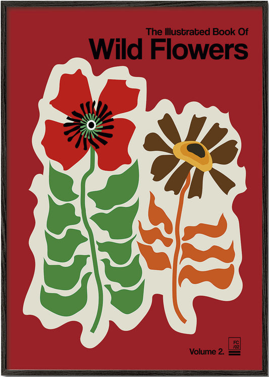 The Illustrated Book Of Wild Flowers Vol.2 Red - Frances Collett