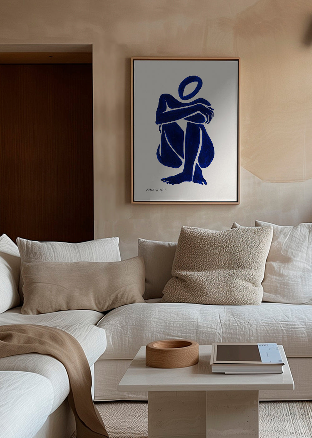 Blue figure #1