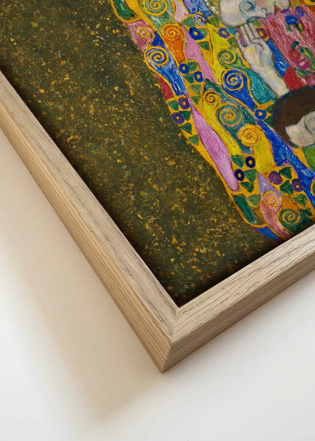 Hope II - Gustav Klimt - Framed canvas detail