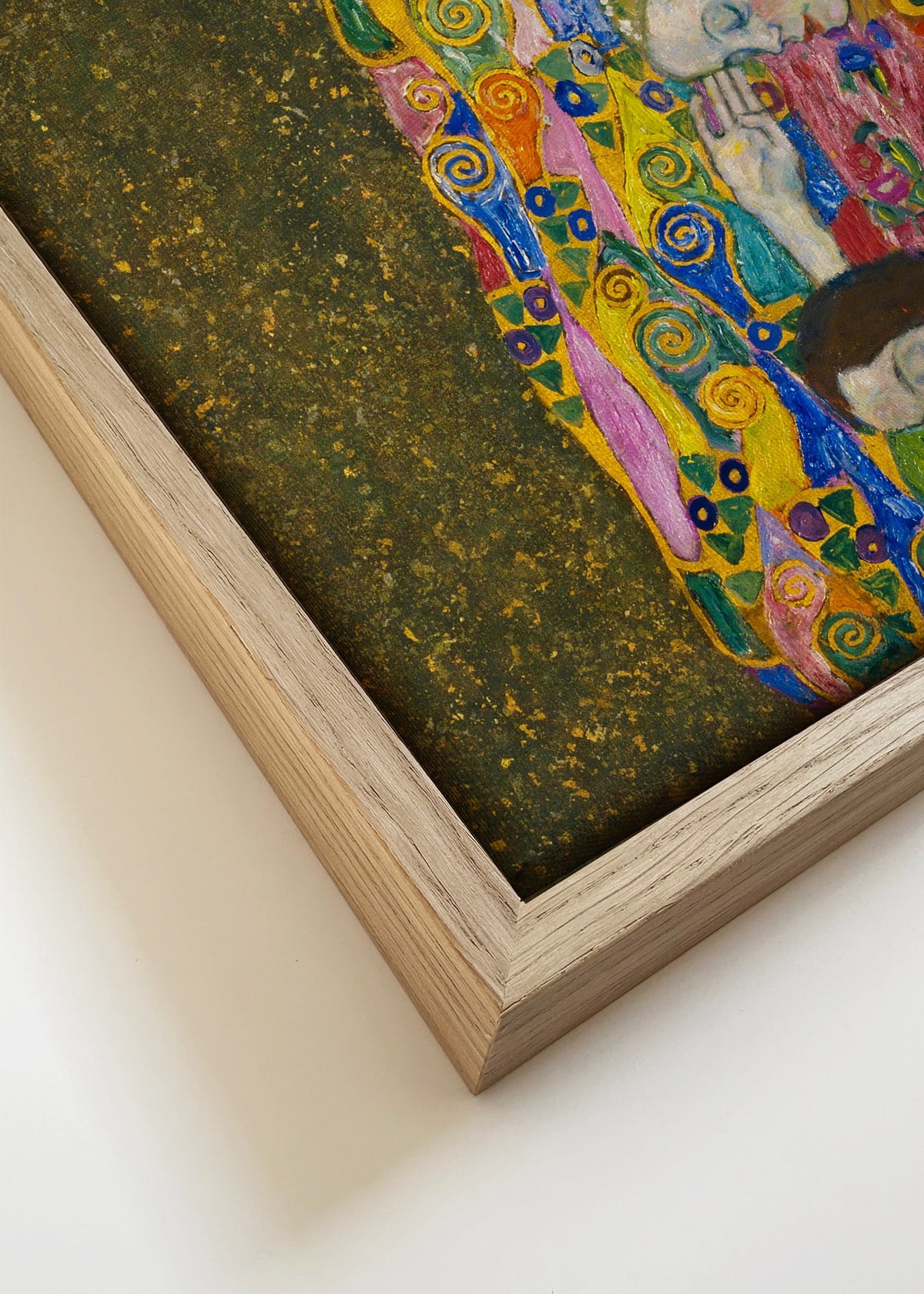 Hope II - Gustav Klimt - Framed canvas detail