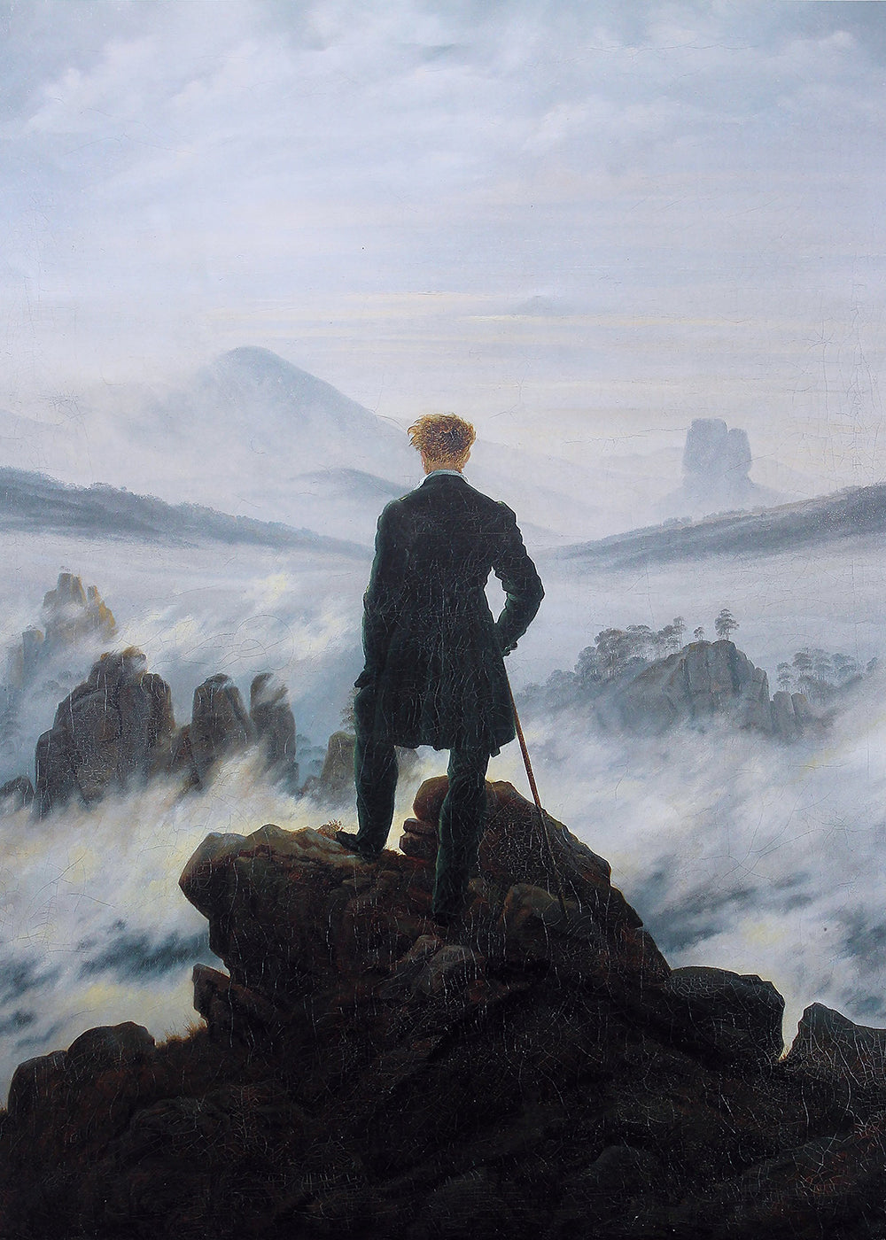 Wanderer Above the Sea of Fog - Caspar David Friedrich