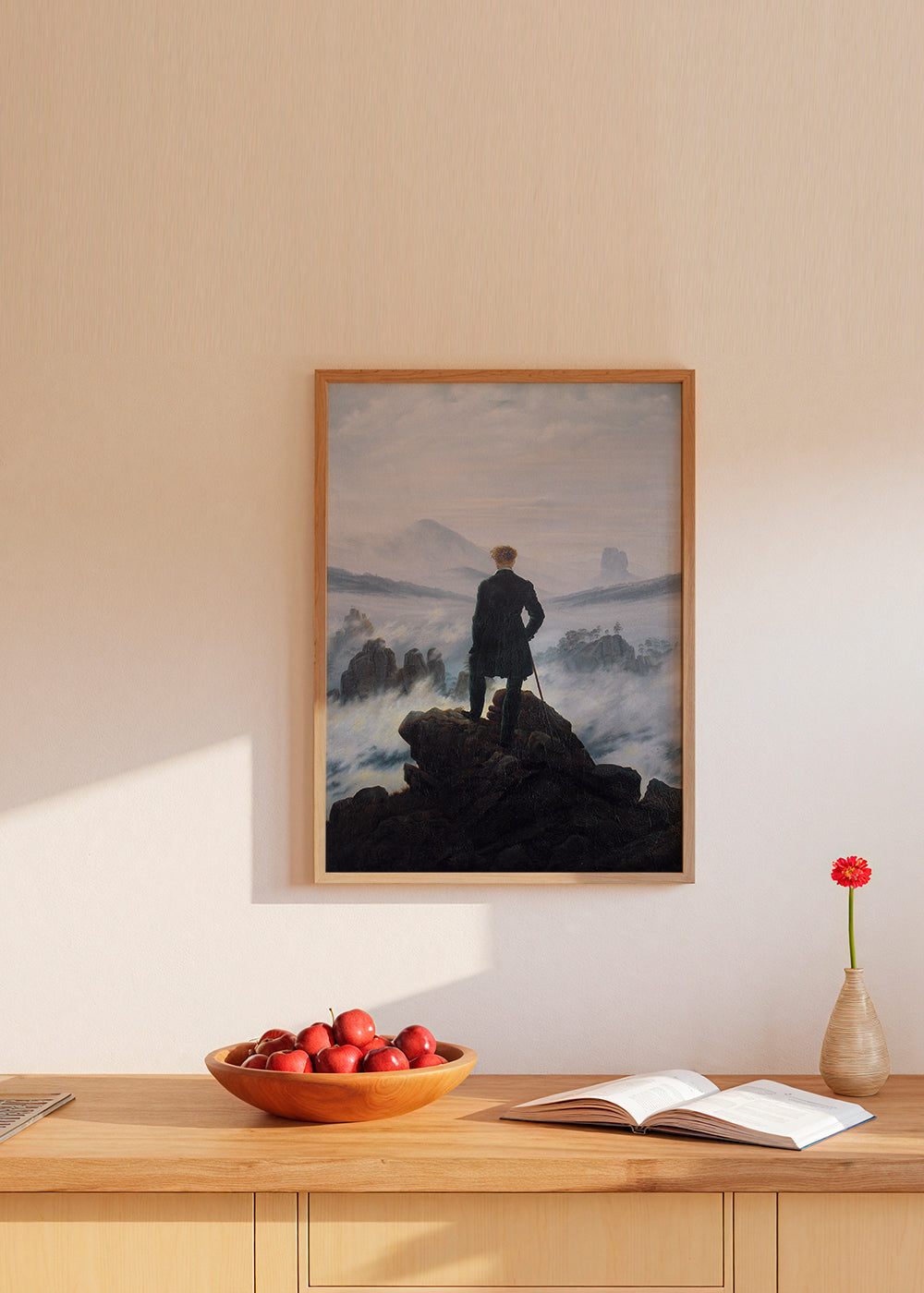 Wanderer Above the Sea of Fog - Caspar David Friedrich