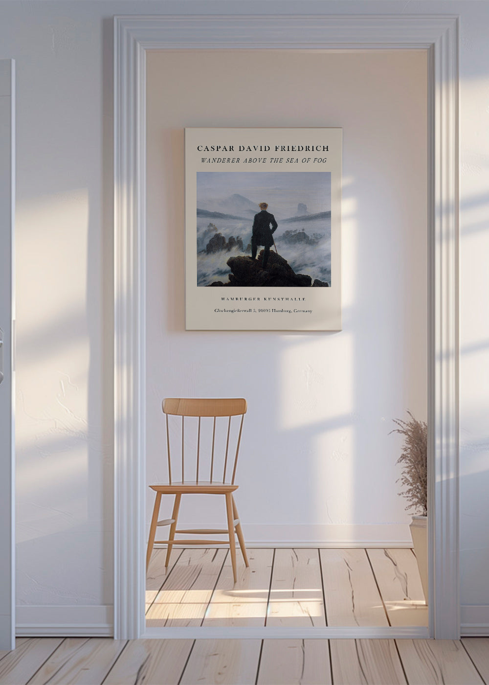 Wanderer Above the Sea of Fog Exhibition - Caspar David Friedrich