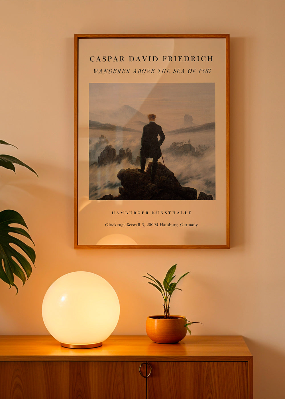 Wanderer Above the Sea of Fog Exhibition - Caspar David Friedrich