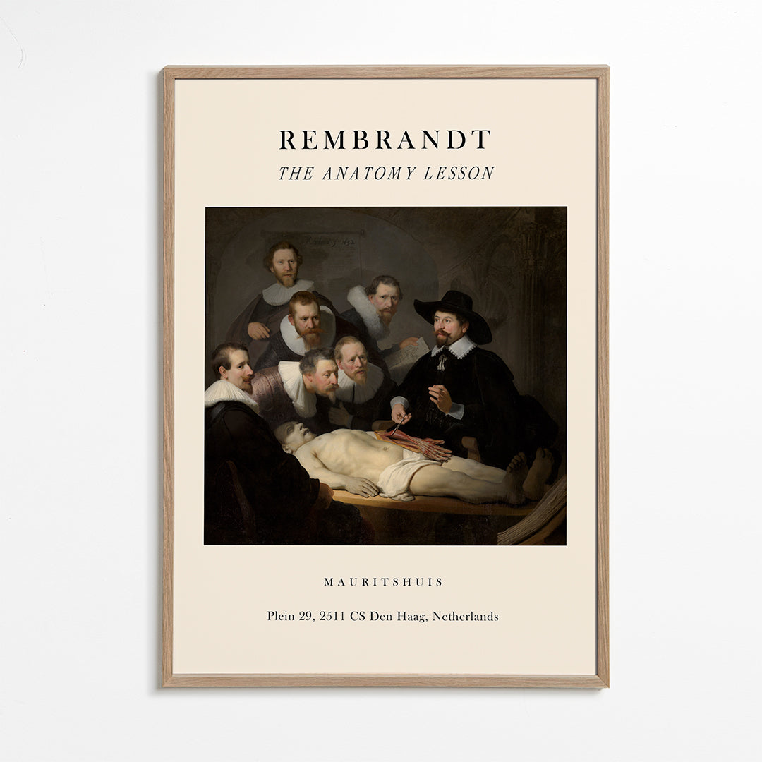 The Anatomy Lesson of Dr Nicolaes Tulp Exhibition - Rembrandt