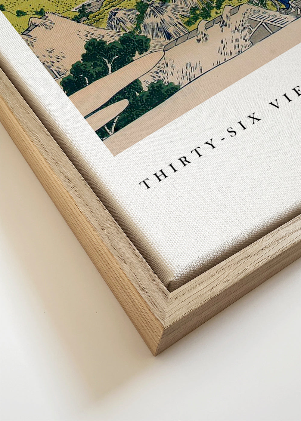 Shimomeguro Exhibition White - Katsushika Hokusai