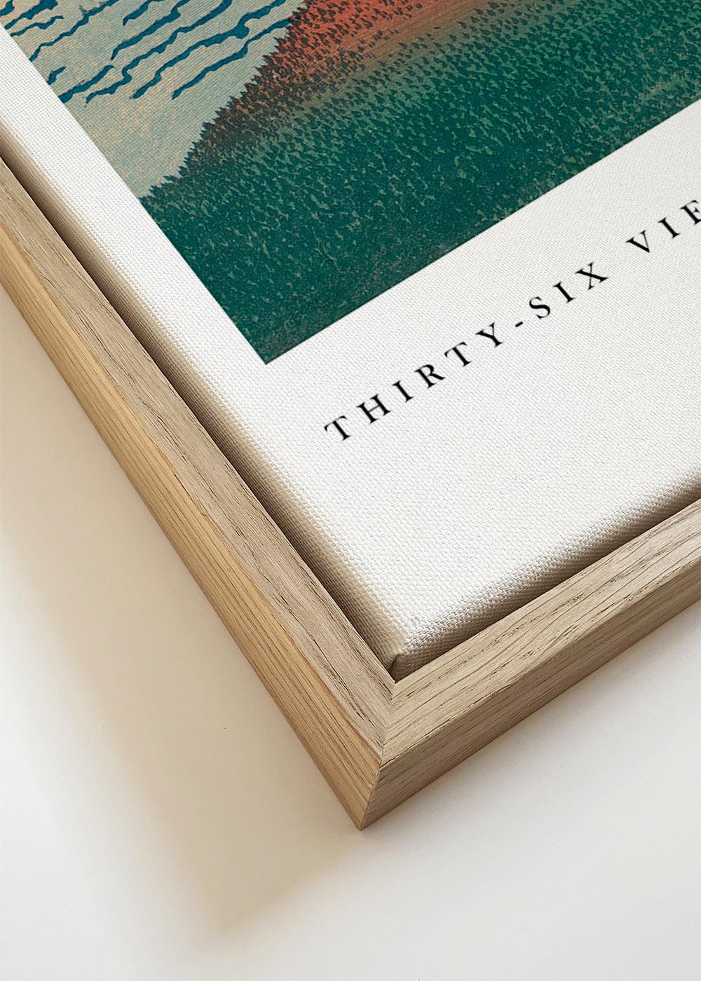 Red Fuji Exhibition White - Katsushika Hokusai