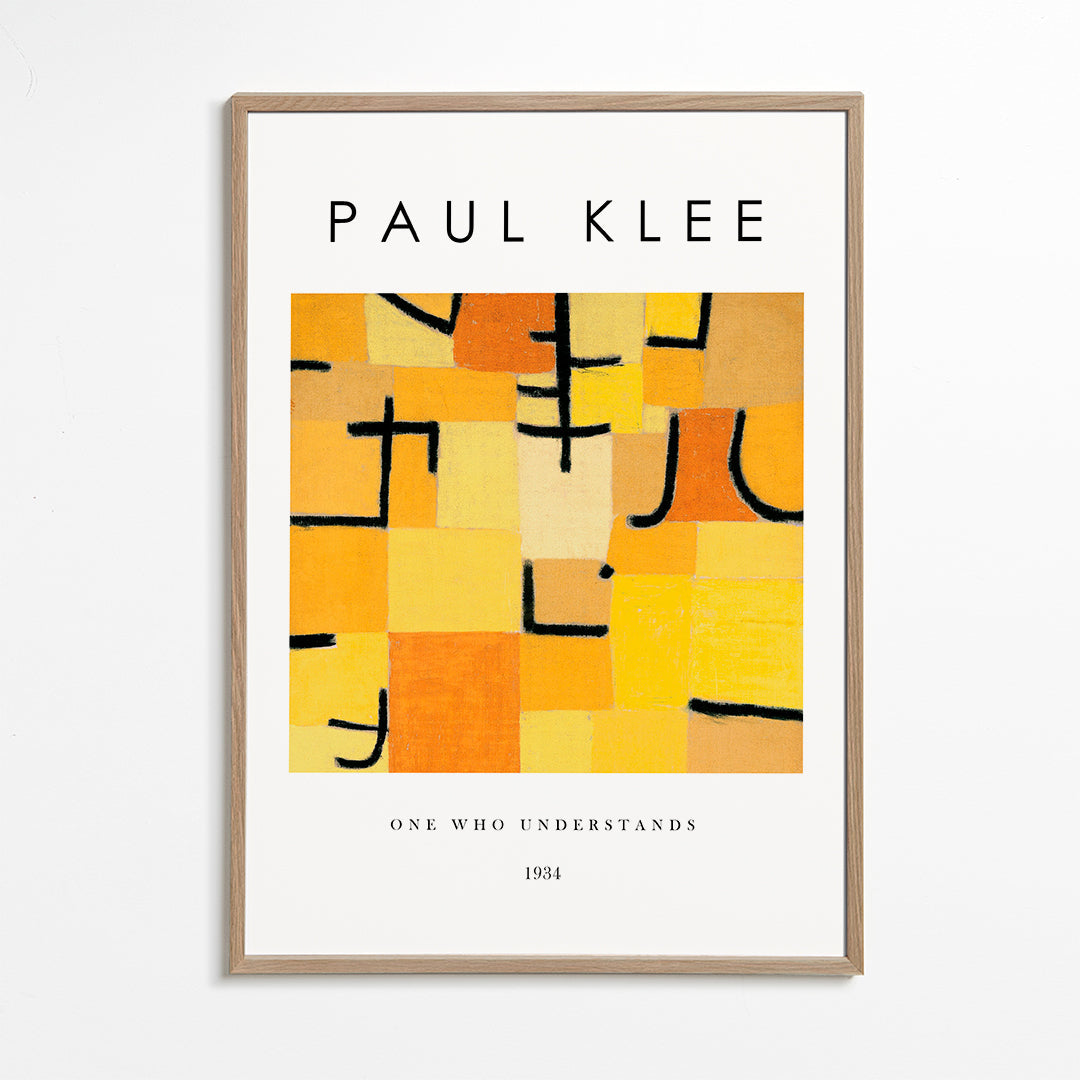 One Who Understands 2 Exhibition White - Paul Klee