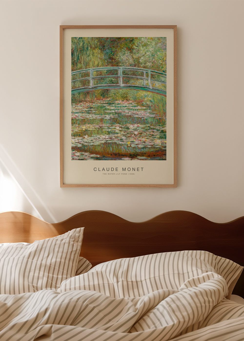 The Water Lily Pond (Special Edition) - Claude Monet - Framed poster in an interior