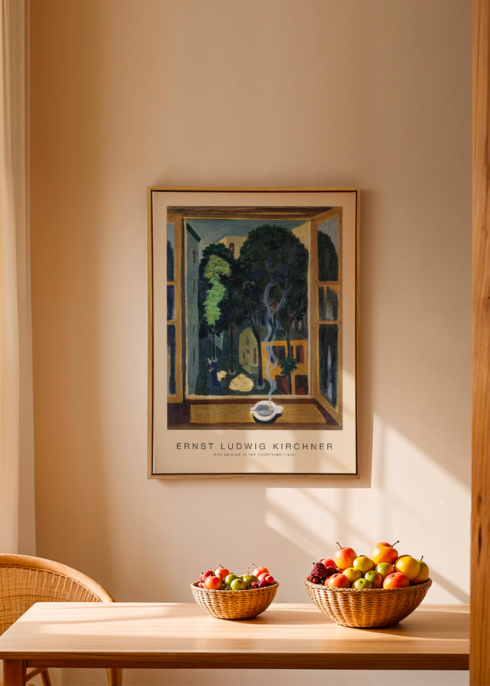 Sun Shining in the Courtyard (Special Edition) - Ernst Ludwig Kirchner