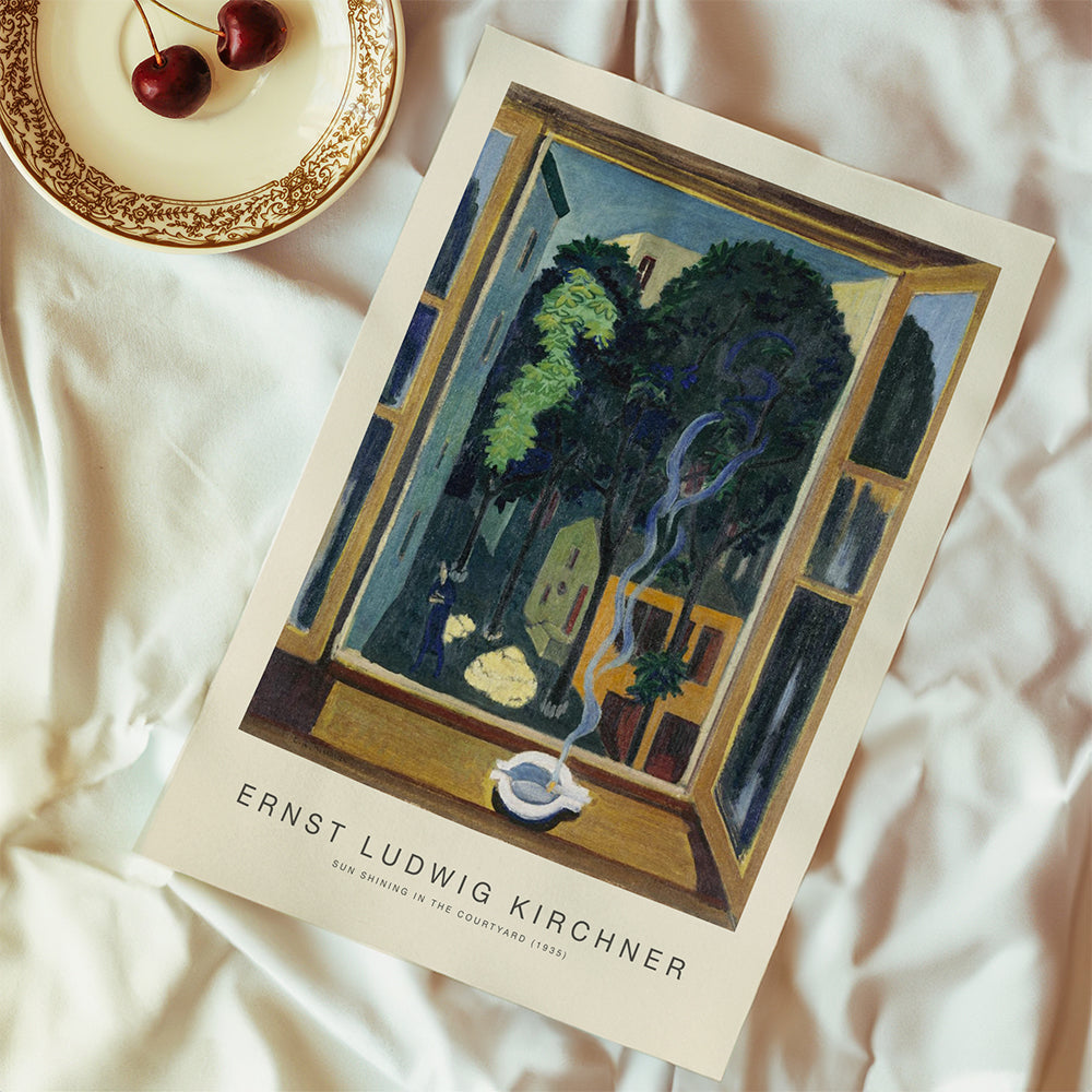 Sun Shining in the Courtyard (Special Edition) - Ernst Ludwig Kirchner