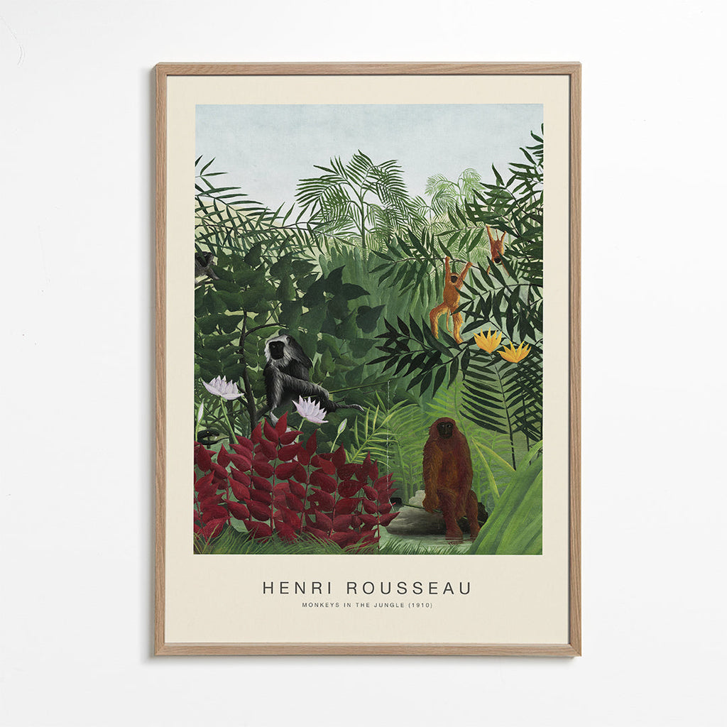 Monkeys in the Jungle (Special Edition) - Henri Rousseau