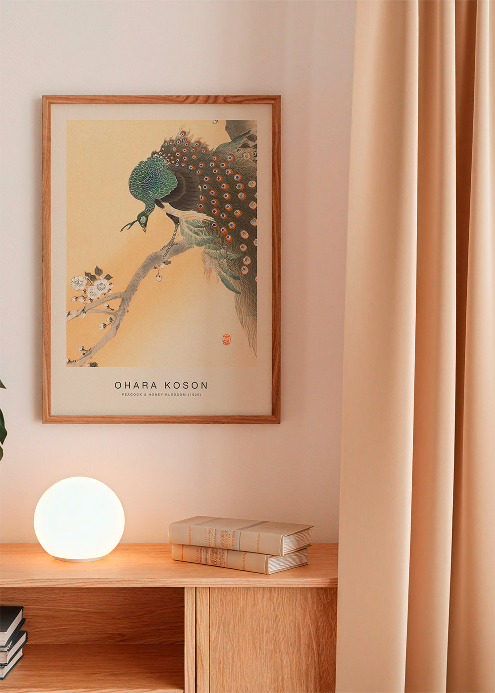 Peacock & Honey Blossom (Special Edition) - Ohara Koson