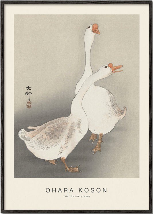 Two Geese (Special Edition) - Ohara Koson