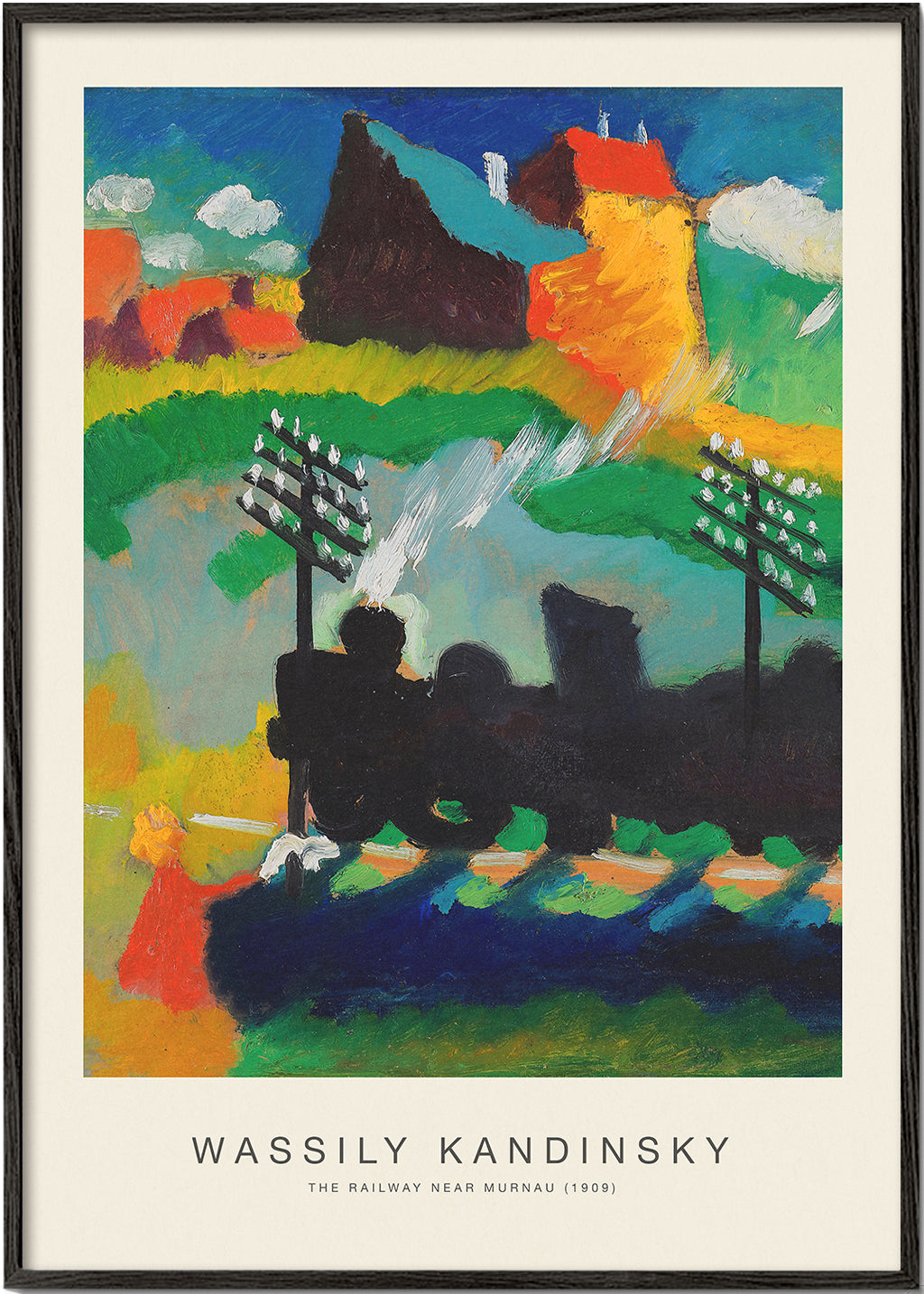 The Railway Near Murnau (Special Edition) - Wassily Kandinsky