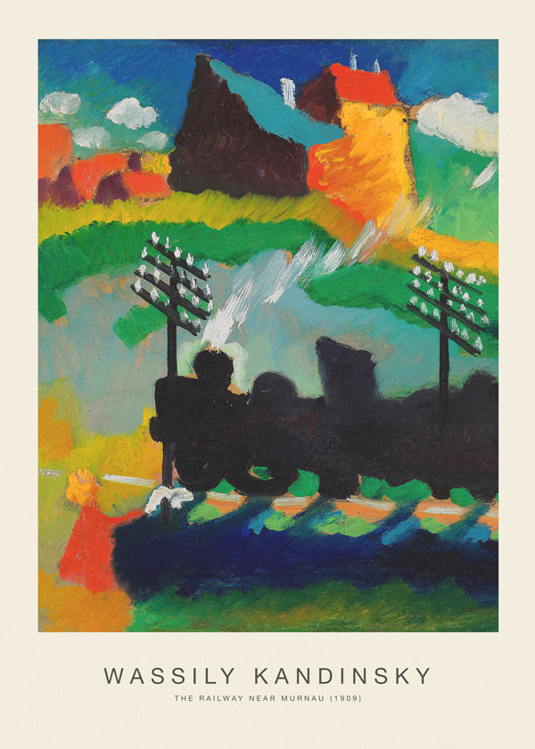 The Railway Near Murnau (Special Edition) - Wassily Kandinsky