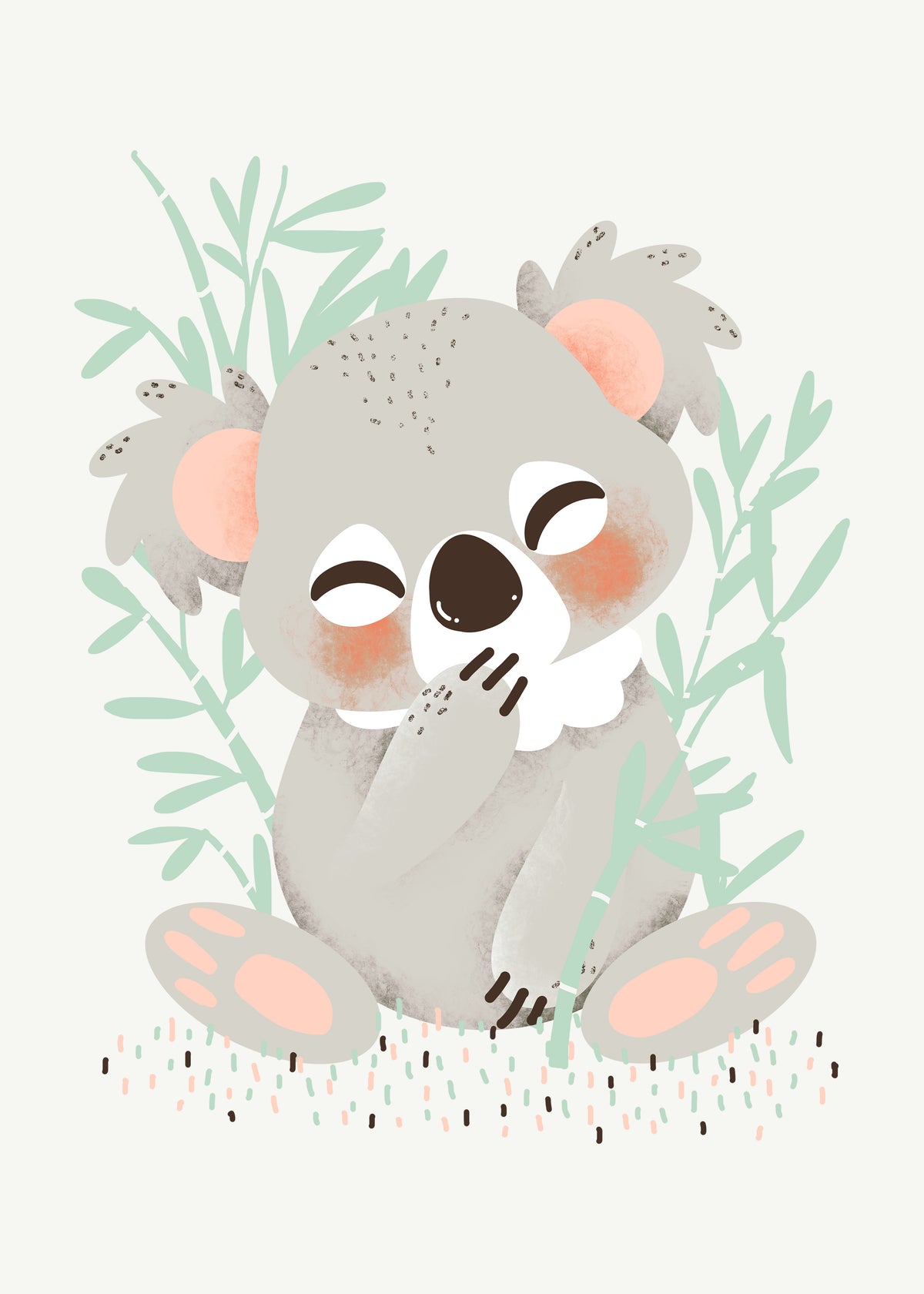 Animignons the Koala - Unframed art print