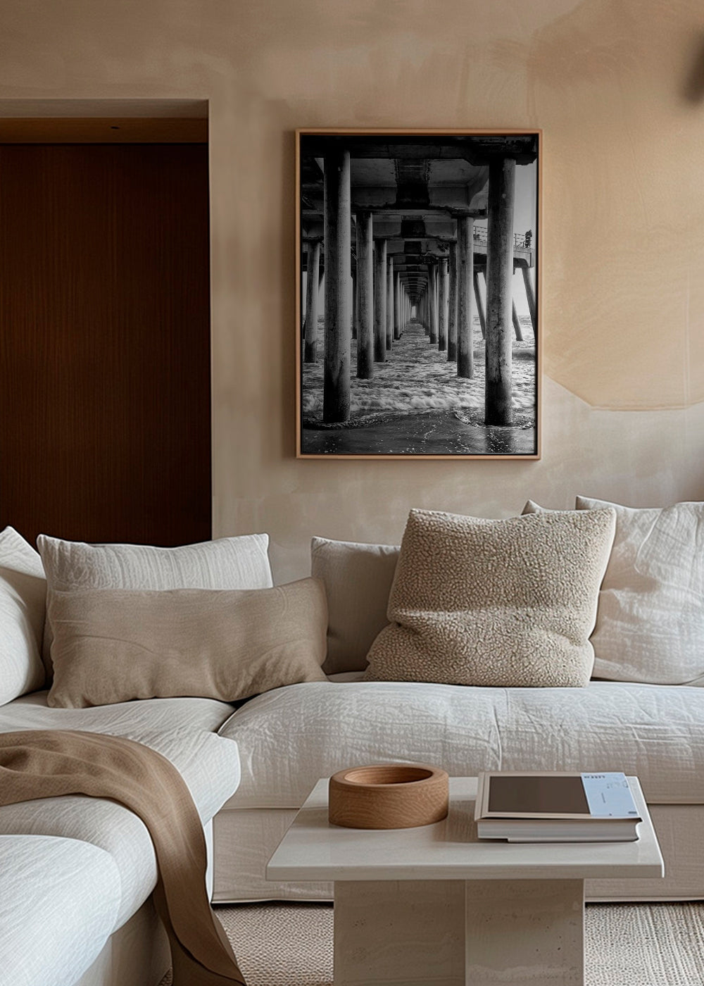 Black California - Underneath Huntington Beach Pier