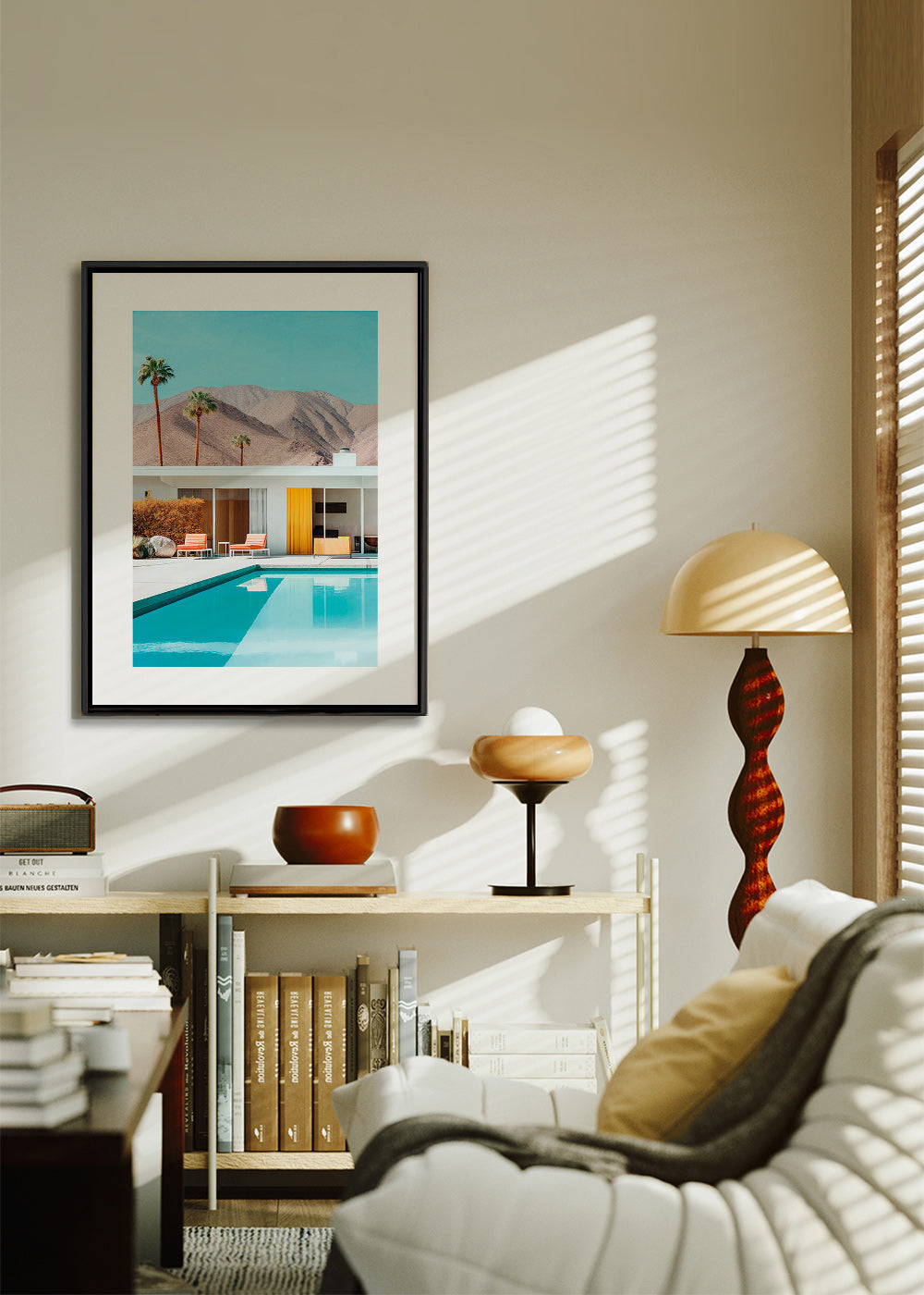 Paesaggio con piscina e palme – Canvas2
