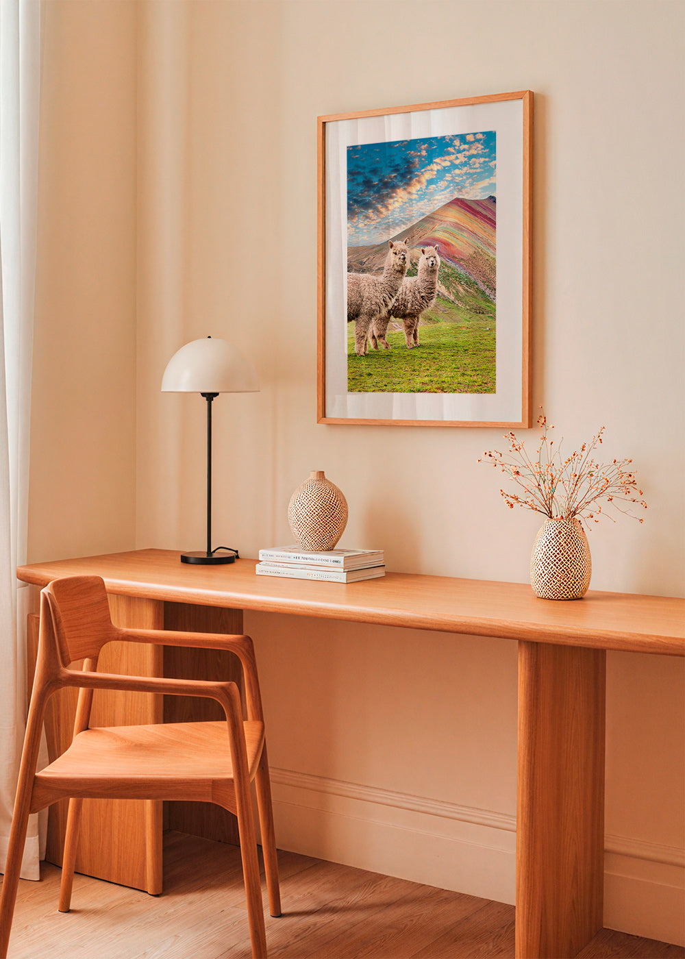 Opera alpaca sulla montagna arcobaleno – Product3