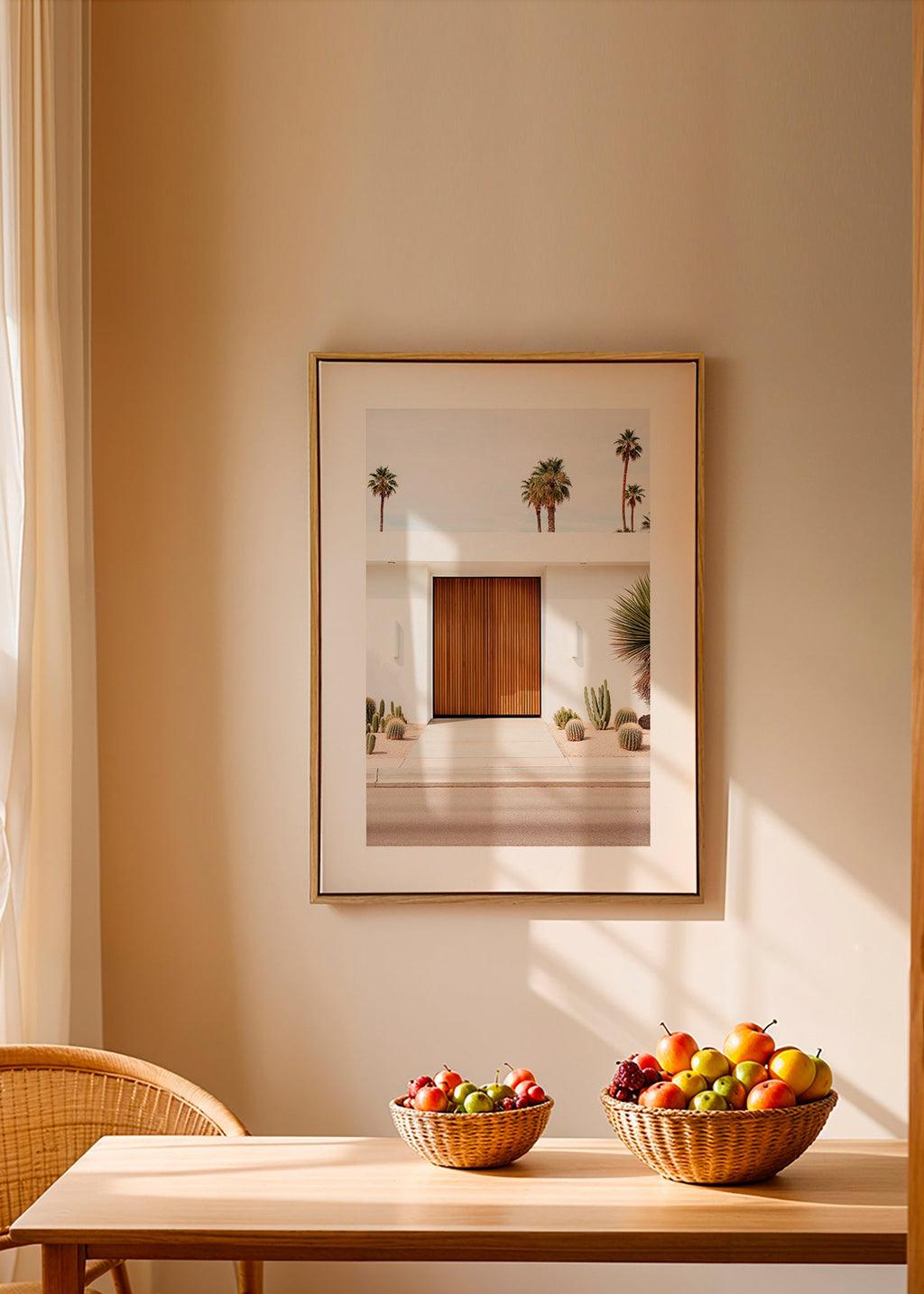 Fotografia architettonica con porta a lamelle – Canvas2