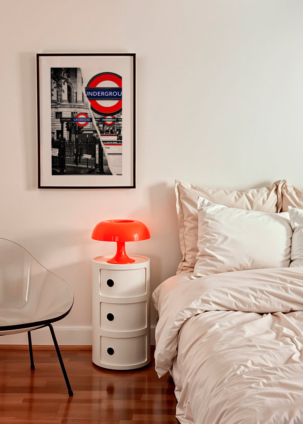 Quadro città con insegna Underground di Londra – Product3