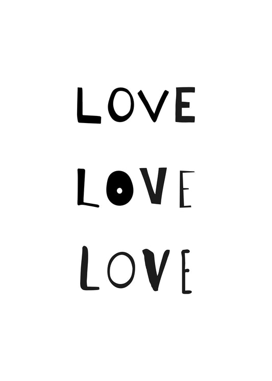Love Quote black 