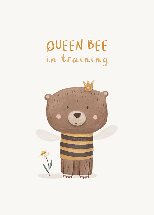 Stampa per bambini orso ape