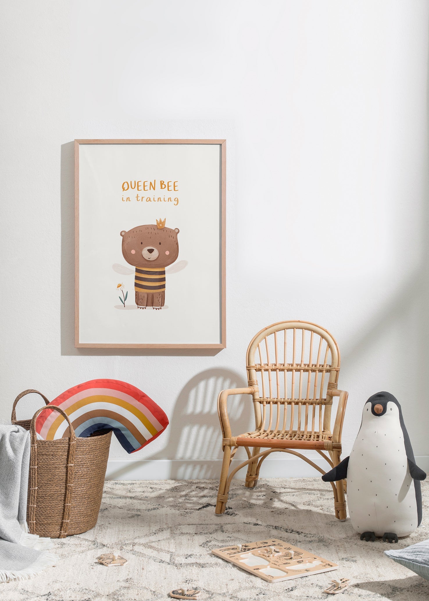 Stampa per bambini orso ape