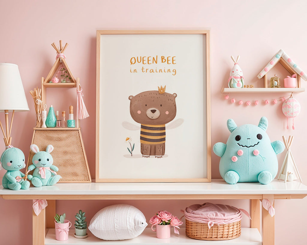 Stampa per bambini orso ape