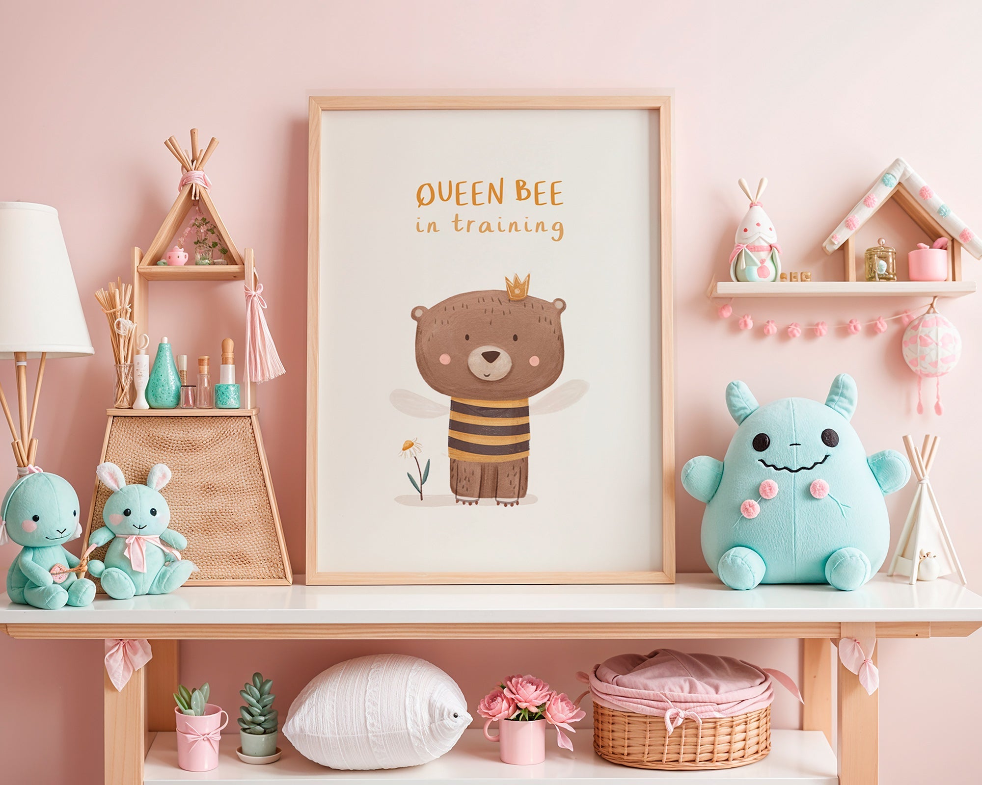 Stampa per bambini orso ape