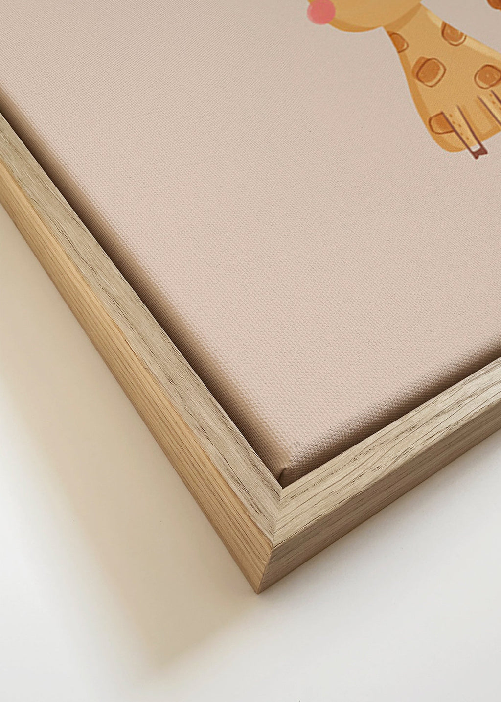 Stampa per bambini con giraffa minimal