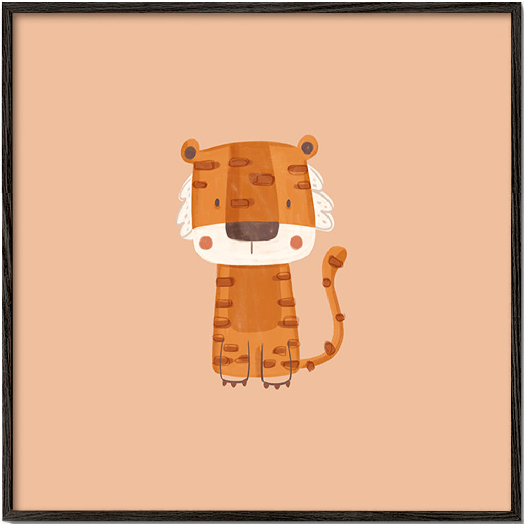 Tigre illustrato minimalista