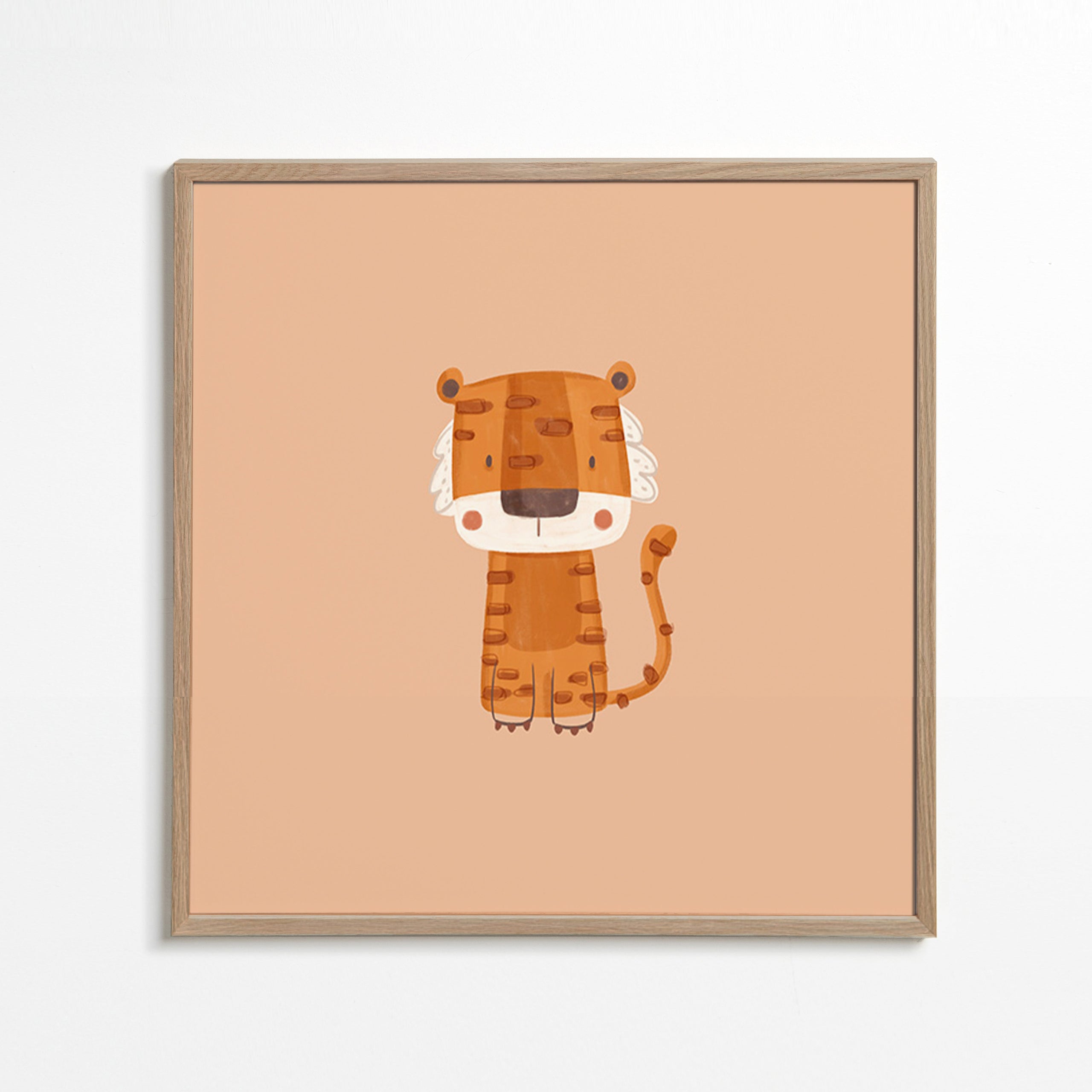 Tigre illustrato minimalista