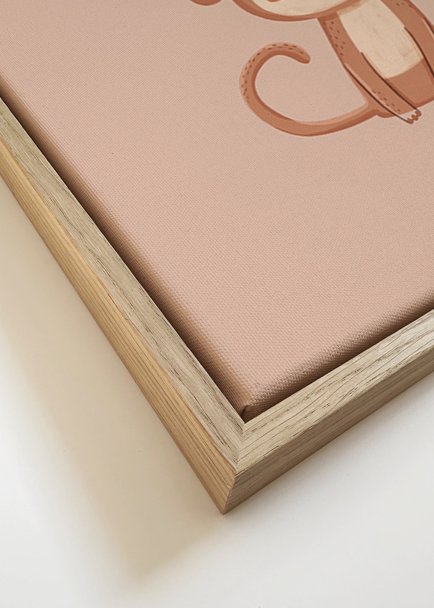 Quadro scimmia minimalista