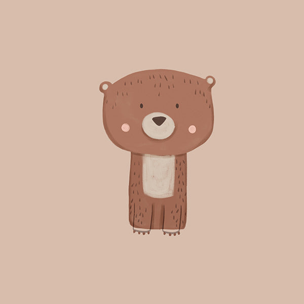 Stampa orso illustrata