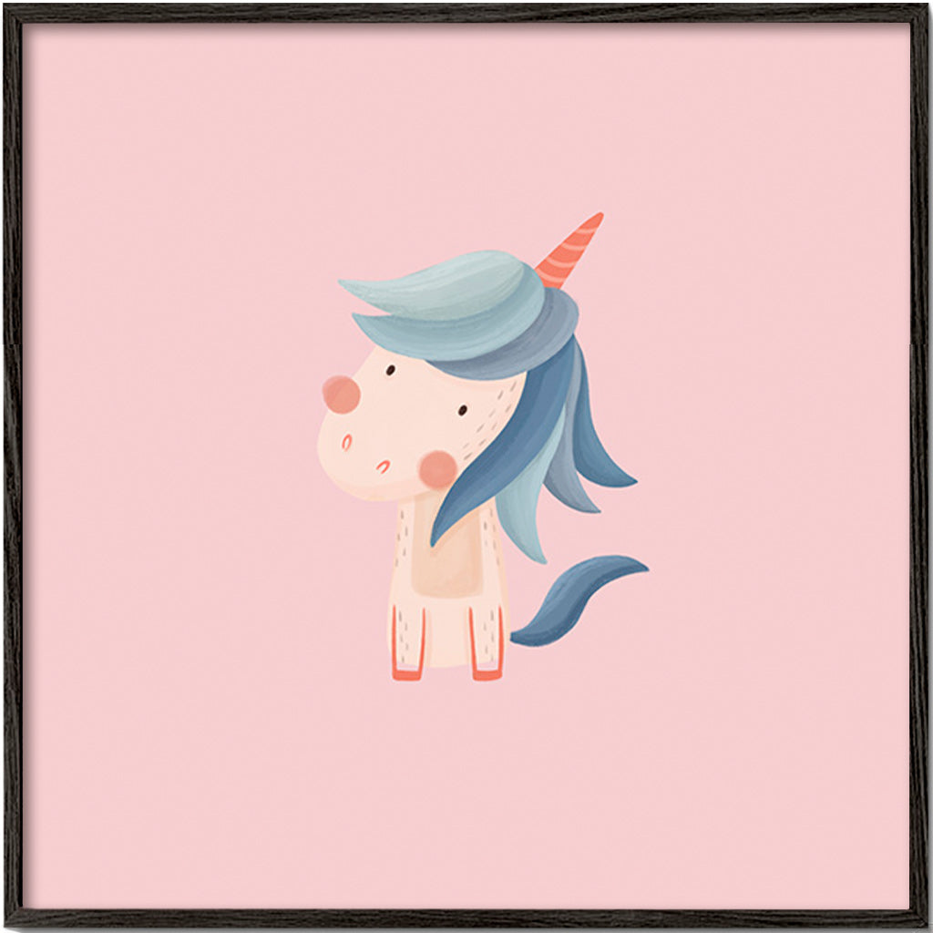 Stampa per bambini: unicorno dolce