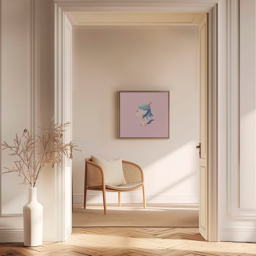 Stampa per bambini: unicorno dolce