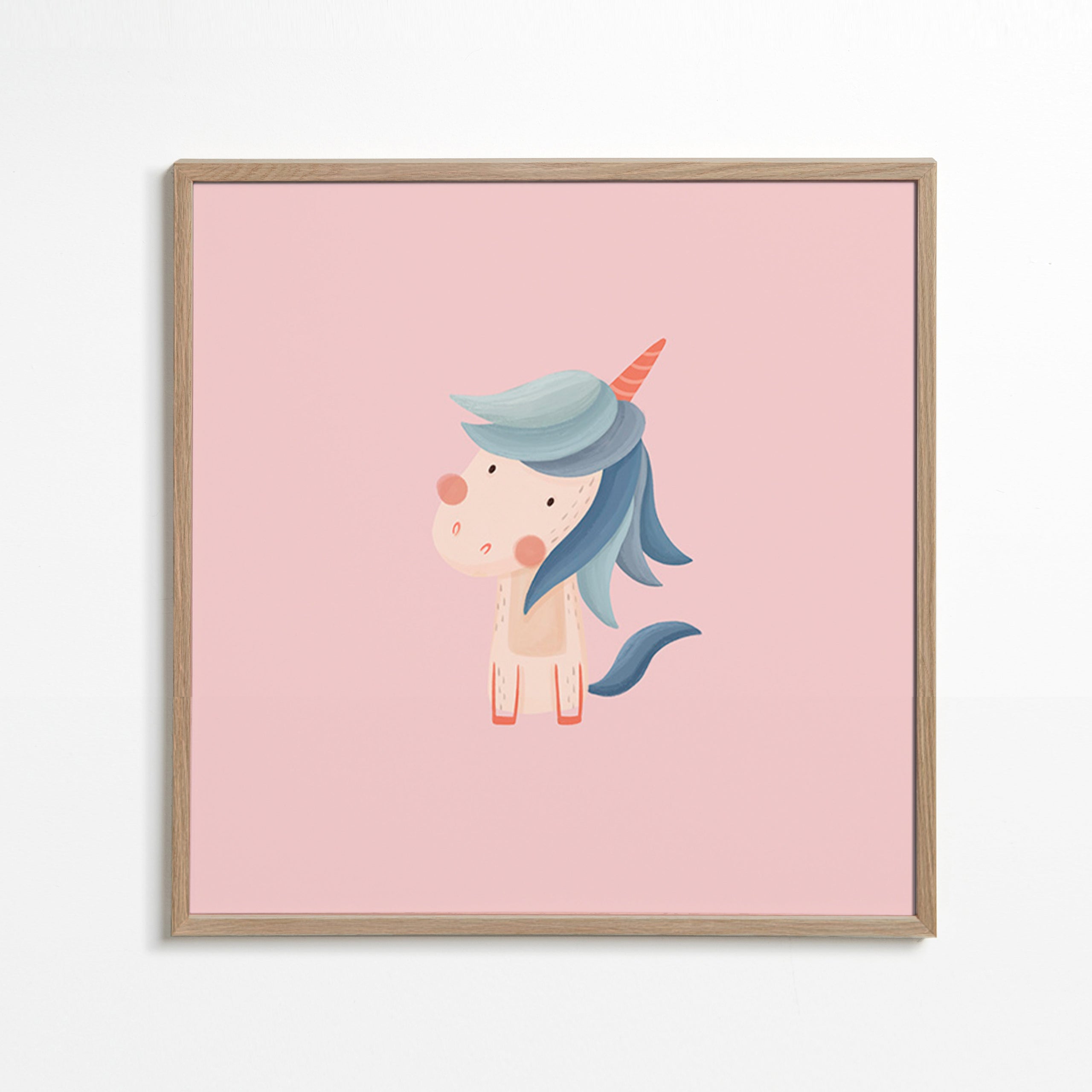 Stampa per bambini: unicorno dolce