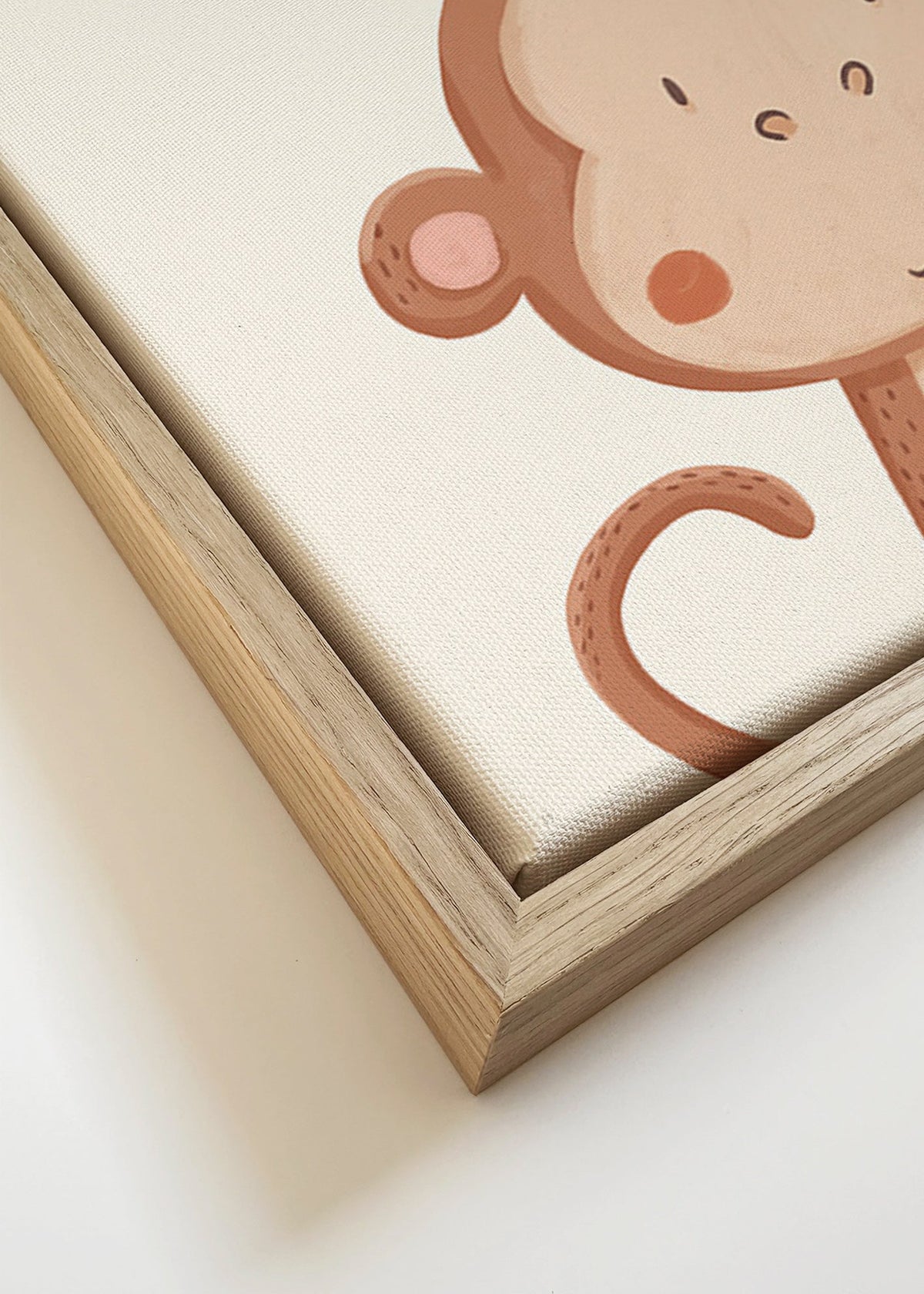 Stampa per bambini scimmia sorridente