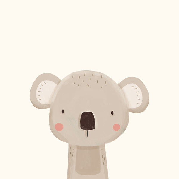 Stampa per bambini koala delicato