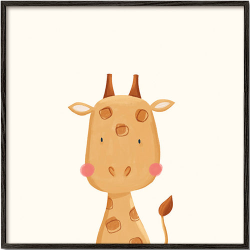 Lámina per bambini: giraffa dolce
