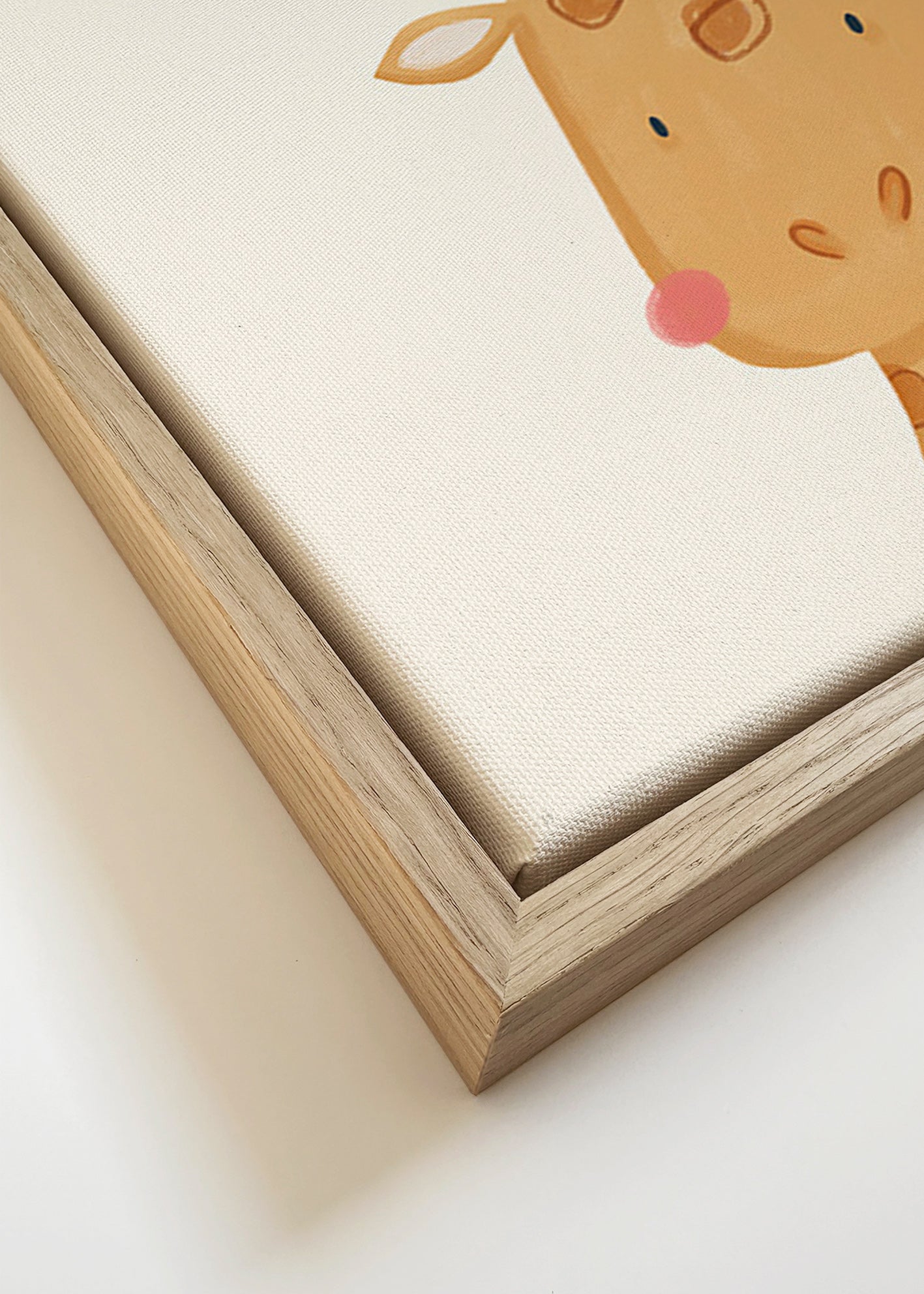 Lámina per bambini: giraffa dolce