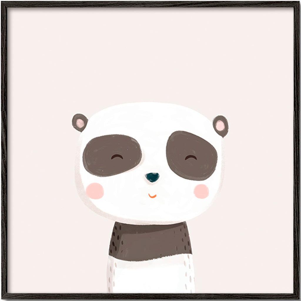 Stampa per bambini panda dolce illustrazione